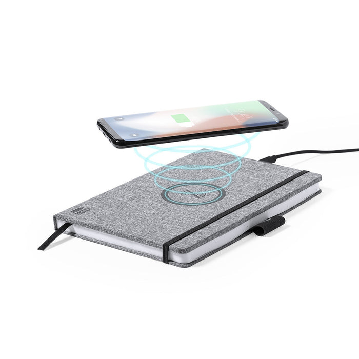 Bein Nature Line A5 Notepad with Wireless Charger