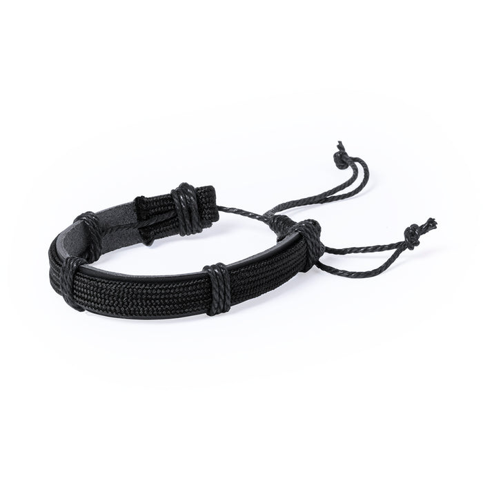 Quilex Adjustable Leather Bracelet