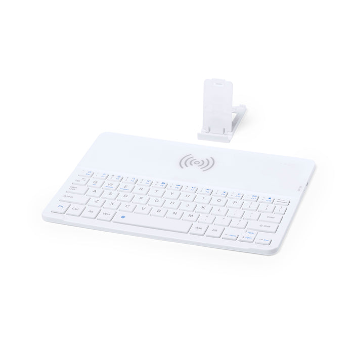 Roktum Bluetooth® Keyboard with Wireless Charging